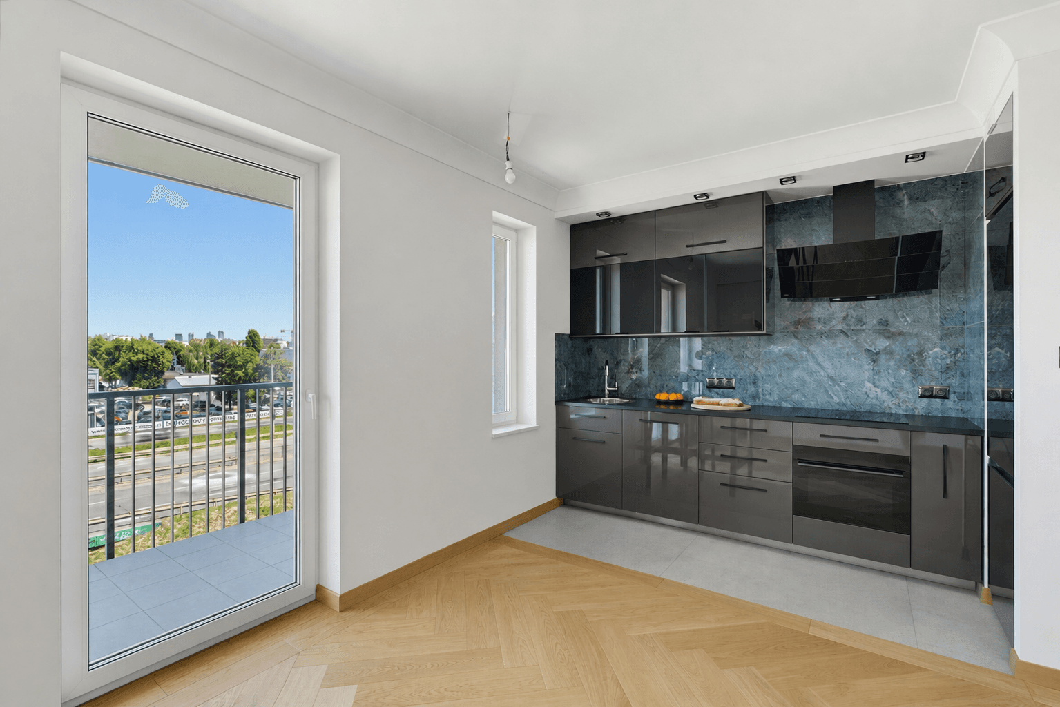 58 m² | 3 pokoje| 3 piętro| wysoki standard| duży balkon| dwustronne| WKD Raków 3min — zdjęcie 3